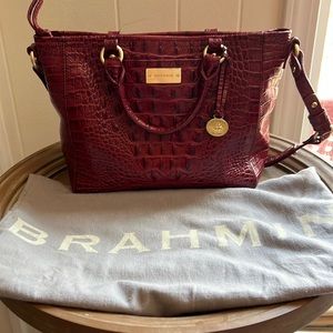 Red Brahmin Leather bag